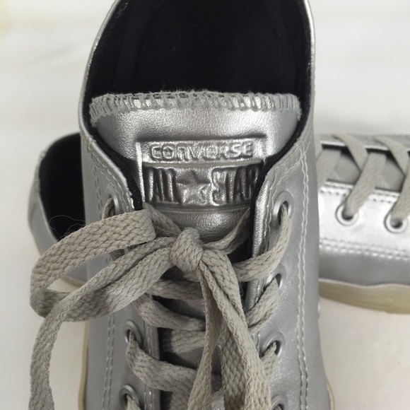 Men Converse Chuck Taylor All Star Silver Size 6 - Picture 8 of 8